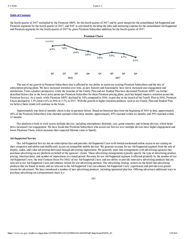 Spotify F1 | Interactive Prospectus - Page 110