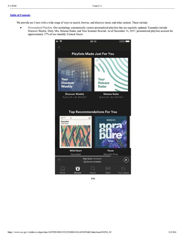 Spotify F1 | Interactive Prospectus - Page 113