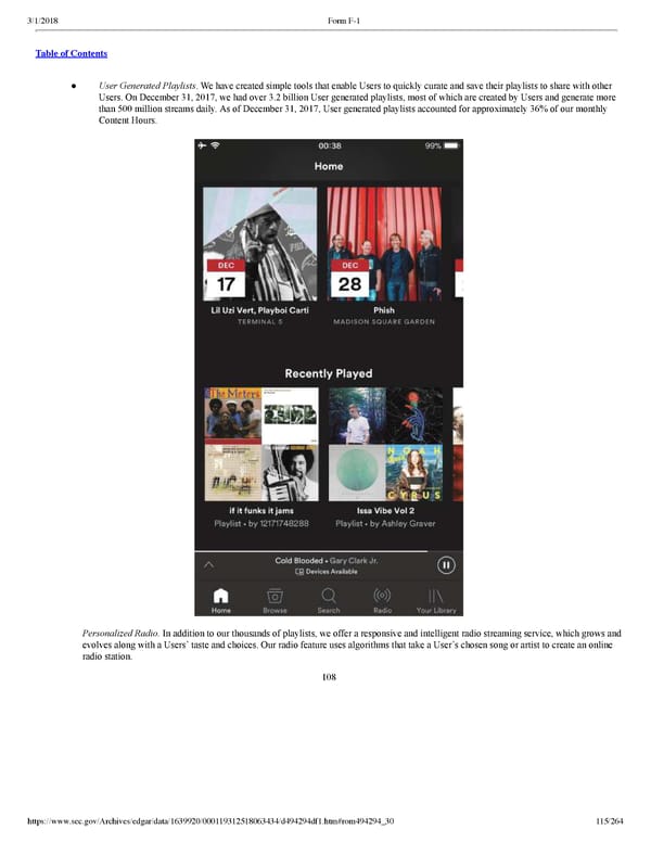 Spotify F1 | Interactive Prospectus - Page 115