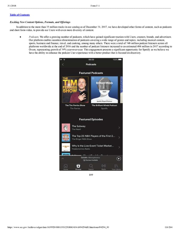 Spotify F1 | Interactive Prospectus - Page 116
