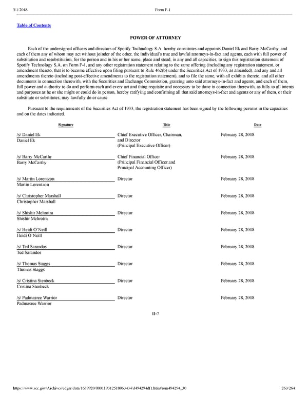 Spotify F1 | Interactive Prospectus - Page 263