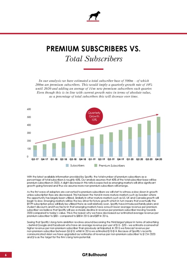 GP Bullhound Spotify Update October 2017 - Page 6
